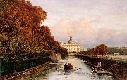 Alexey Bogolyubov View to Michael's Castle in Petersburg from Lebiazhy Canal Germany oil painting artist